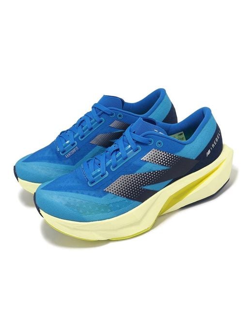 New Balance Blue (Wmns) Fuelcell Rebel V4 'Spice Limelight'