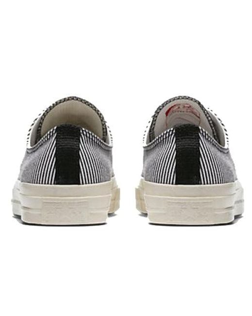 Converse White Chuck 70 Low 'Striped Chambray' for men