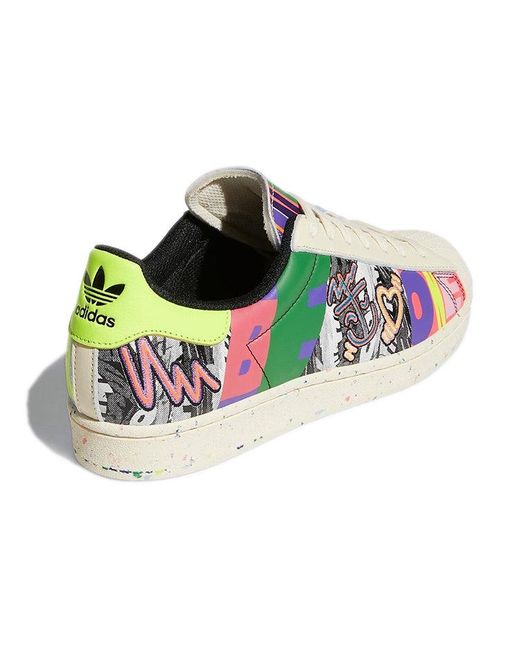 Adidas White Kris Andrew Small X Superstar 'Pride' for men