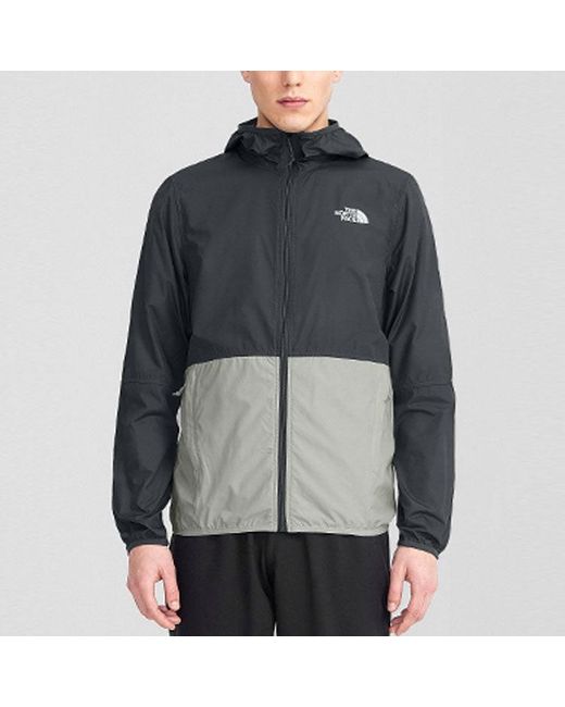 The North Face Gray Zipline Rain Jacket for men