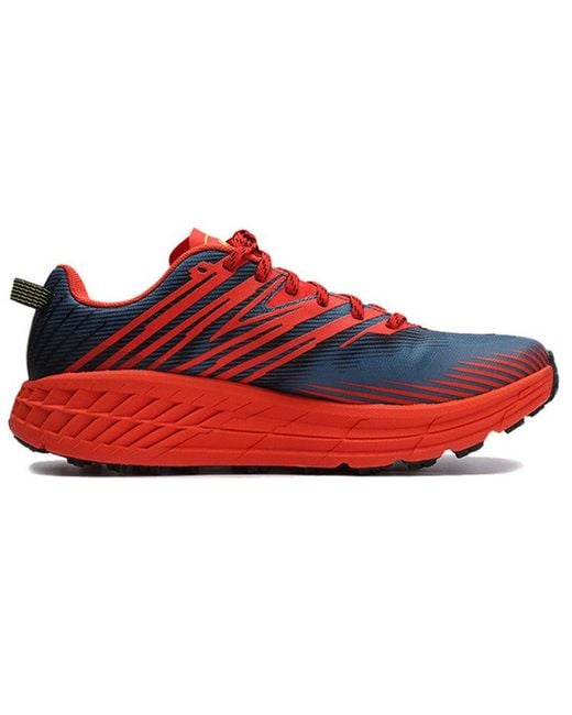 Hoka One One Red Speedgoat 4 Wide for men