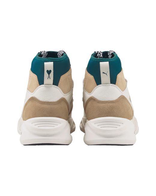PUMA Blue Trc Blaze Mid X Ami 'Light Sand' for men