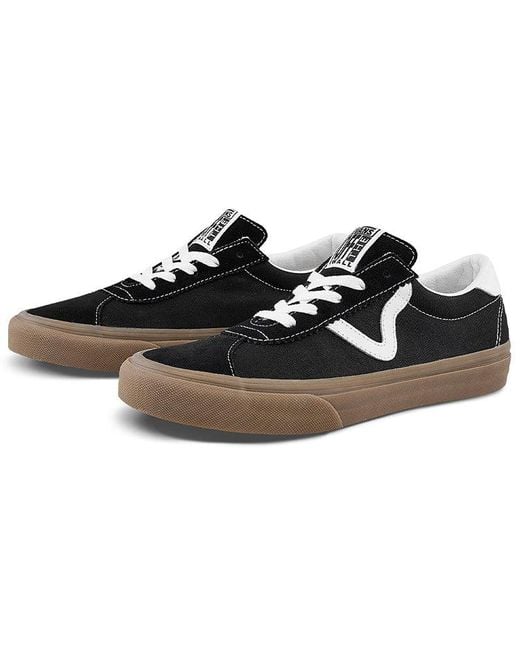 Vans Black Epoch Sport Gum' for men