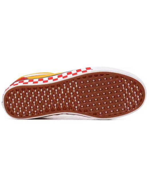 Vans Red Comfycush Old Skool 'Tape Mix for men