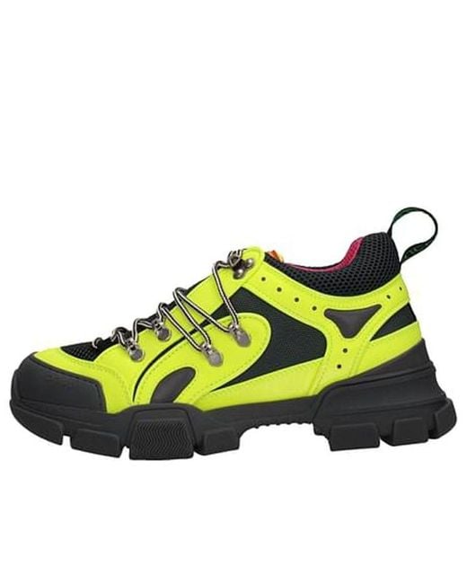 Gucci Yellow Flashtrek 'Reflective' for men