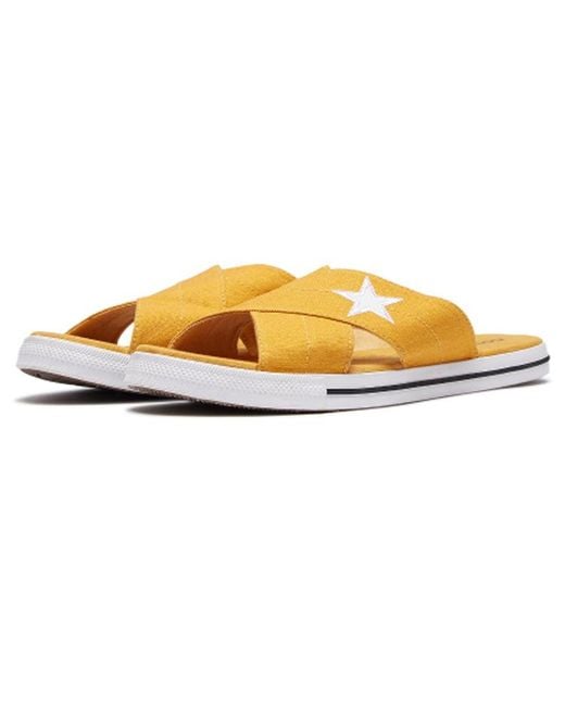 Converse Yellow (Wmns) One Star Slide 'Sunflower'