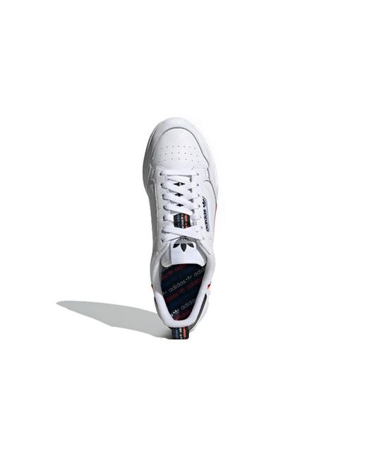 Adidas White Continental 80 Solar' for men