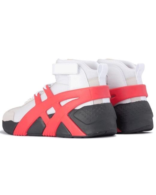 Onitsuka Tiger Red Big Logo Trainer Mid for men