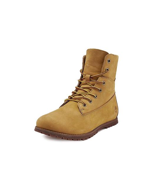 Timberland Brown (Wmns) Joslin Mid Size Zip Wide-Fit Boots 'Wheat Nubuck'