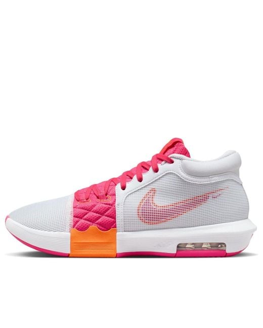 Nike Pink Lebron Witness 8 Ep Bright Mandarin' for men