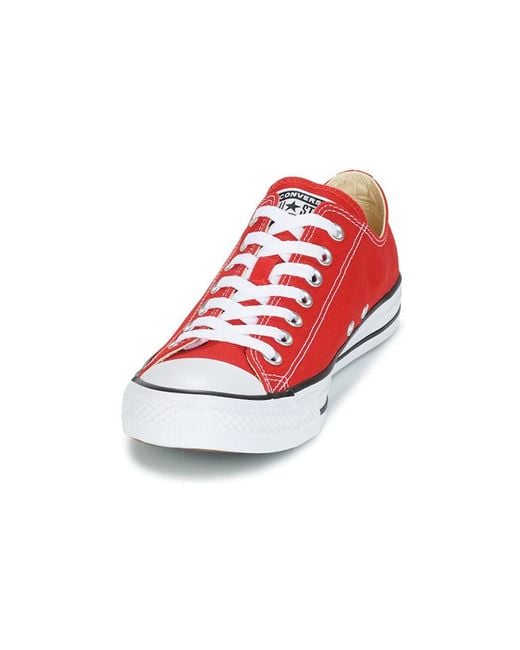 Converse Red Chuck Taylor All Star Low for men