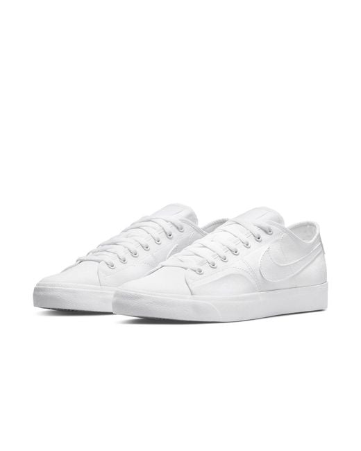 Nike White Blazer Court Sb 'Triple' for men