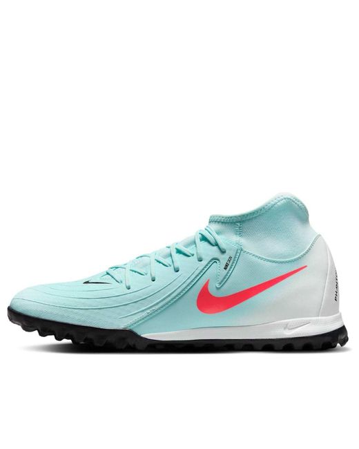 Nike Blue Phantom Luna 2 Academy Turf High-Top Football Shoes for men