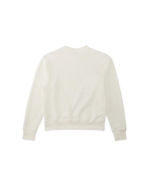 Adidas Originals X Pharrell Williams Crossover Casual Breathable Solid Color Round Neck Pullover Long Sleeves Jade White for men