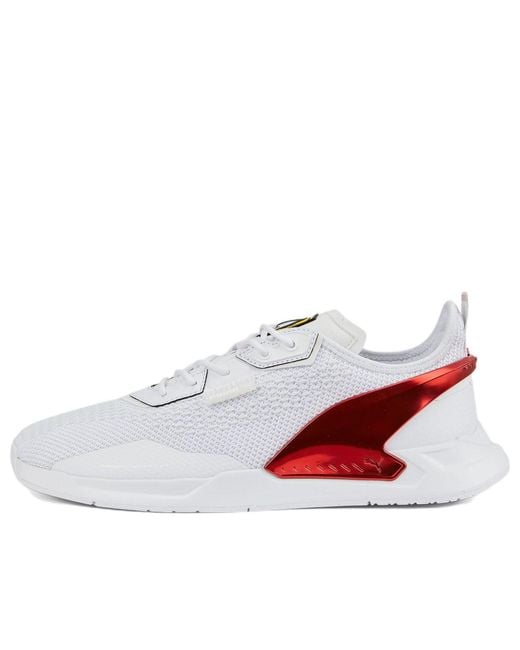 PUMA Scuderia Ferrari X Ionspeed Motorsport 'white Rosso Corsa' for men