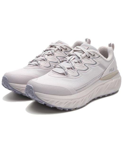 Fila White (Wmns) Versatile Casual Non-Slip Durable Running Shoes