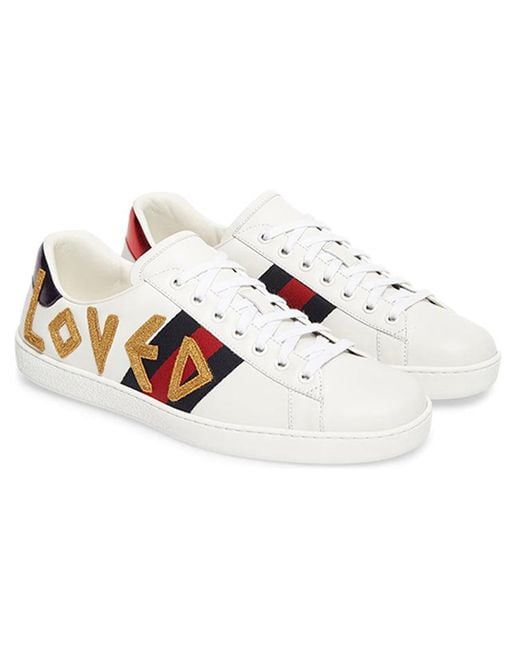 Gucci White Ace 'Loved' for men