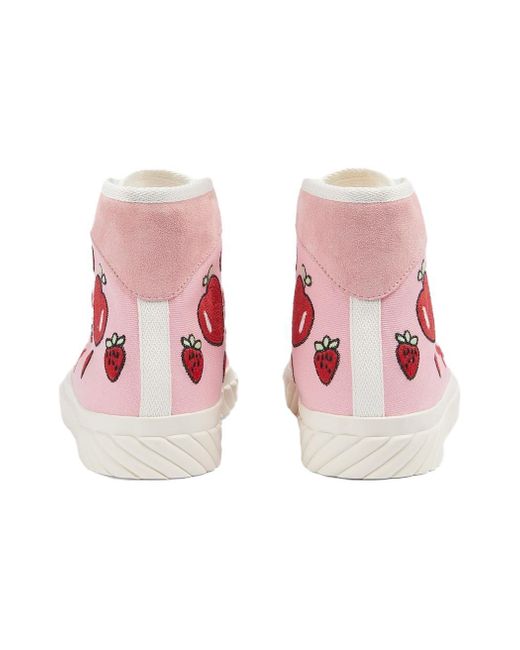 Gucci Pink (Wmns) Canvas Hightop 'Valentine's Day'