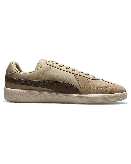 PUMA Brown Army Trainer Low Tops Casual Skateboarding Shoes for men