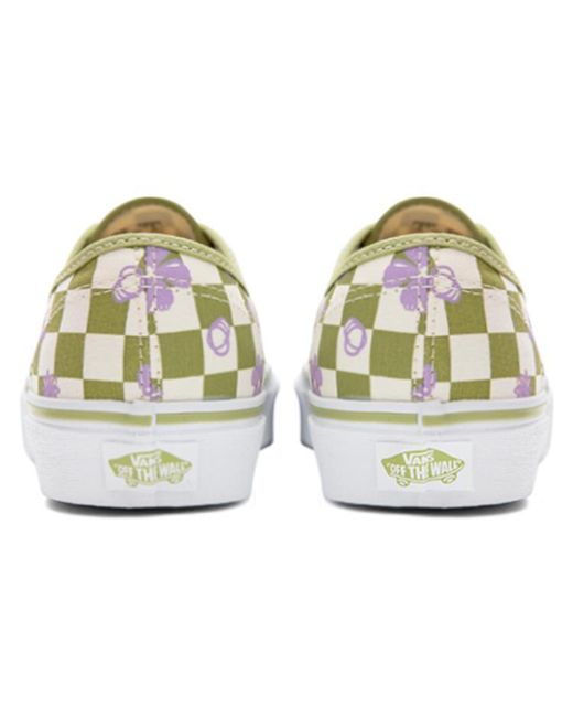Vans White Wallpaper Authentic Checkered Floral for men