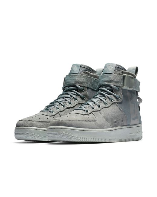 Nike Gray (Wmns) Sf Air Force 1 Mid 'Light Pumice'