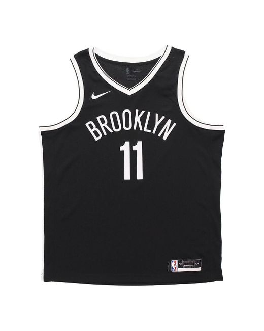 Nike Black Nba Sports Basketball Jersey/Vest Sw Fan Edition 20-21 Season Brooklyn Nets Kyrie Irving 11 for men