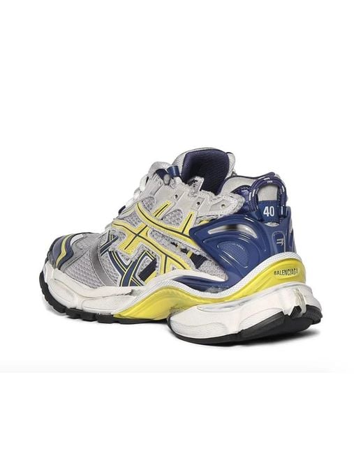 Balenciaga Blue Runner Sneakers Mesh And Nylon' for men