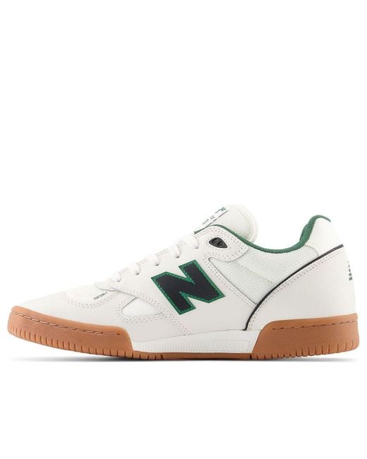 New Balance White 600 'Tom Knox Gum' for men