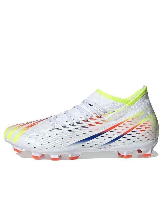 Adidas White Predator Edge.3 Fg for men