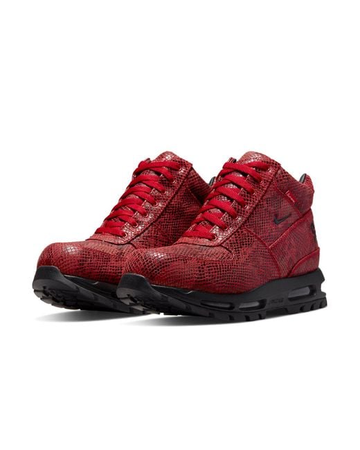 Nike Red X Supreme Air Max Goadome Snakeskin' for men