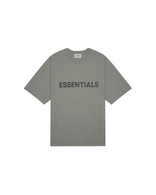 Fear Of God Gray Ss20 Graphic Logo T-Shirt 'Charcoal' for men