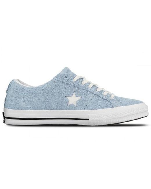 Converse Blue One Star Suede Ox Chill' for men