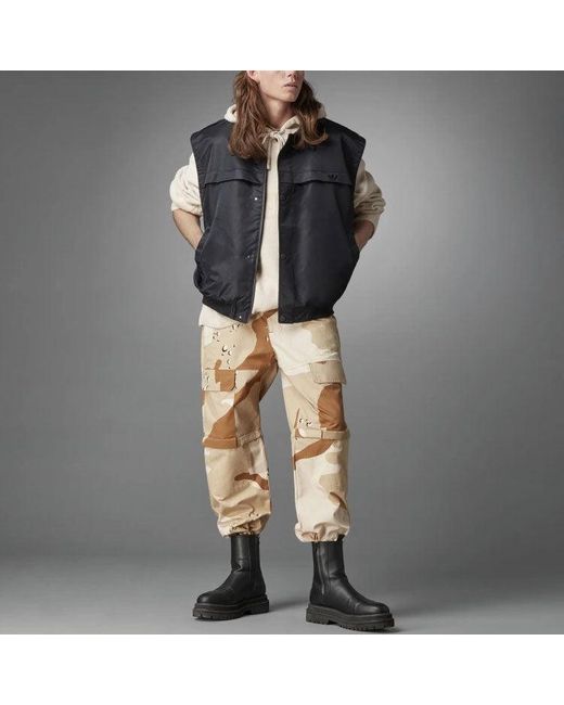 Adidas Natural Originals Version Series Cotton Camouflage Cargo Casual Pants for men