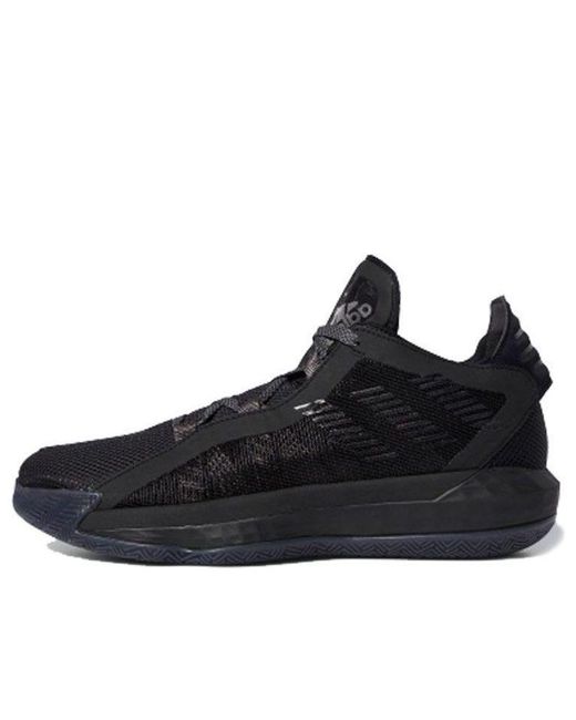 Adidas Black Dame 6 Gca 'Lights Out' for men