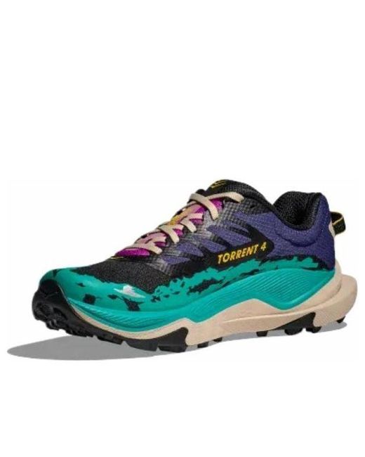 Hoka One One Blue Torrent 4 'Mountain Iris Oatmeal' for men