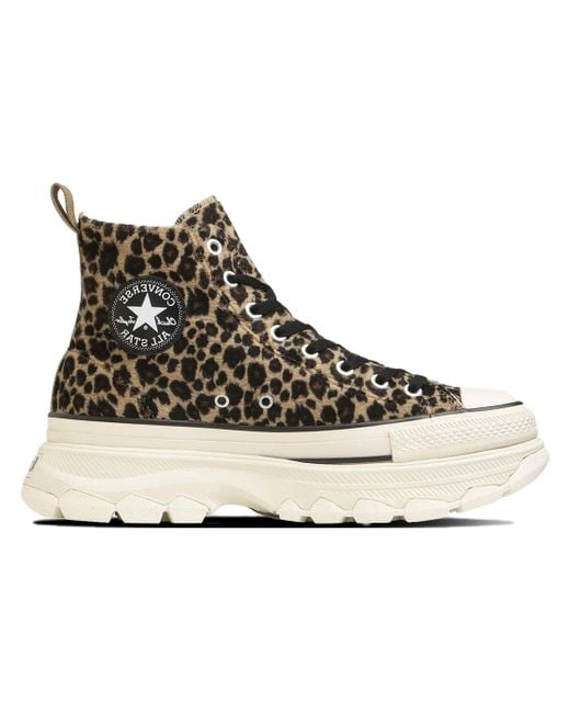 Converse Metallic All Star Trekwave Animal Fur Leopard High Top for men