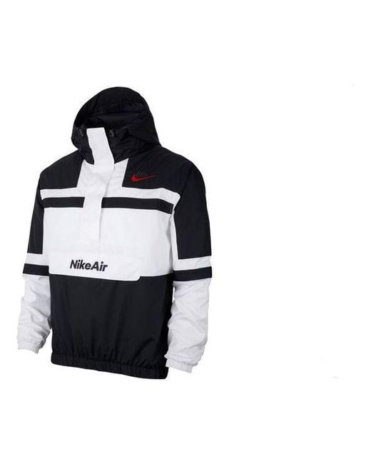 Nike Black Jacket Hooded Sportswear Polyester for men