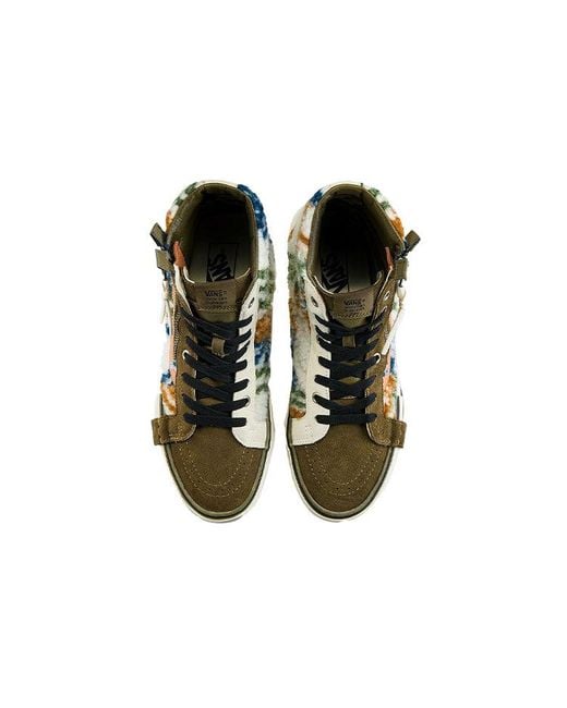 Vans Brown Sk8-Hi Reissue Cap 'Mixed Textile' for men