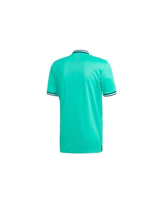 Adidas Blue Soccer/Football Sports Jersey Sw Fan Edition 19-20 Season Real Madrid Away for men