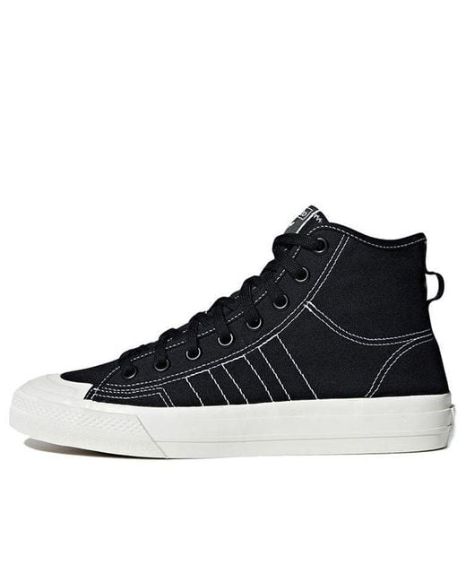 Adidas Black Nizza Rf Hi 'Core' for men