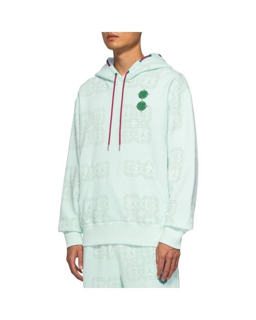 Nike Green X Clot Crossover China Logo Full Print Pullover Asia Edition Autumn for men