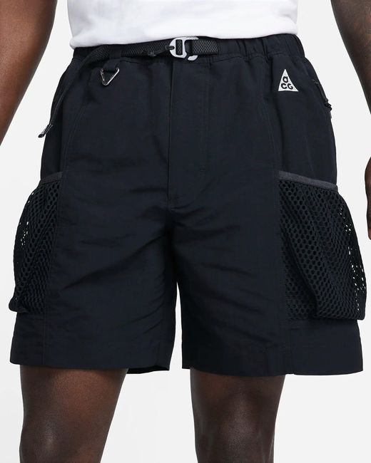 Nike Blue Acg Snowgrass Cargo Short for men