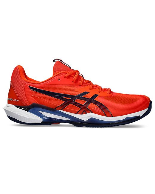 Asics Red Solution Speed Ff 3 Clay Shoes for men