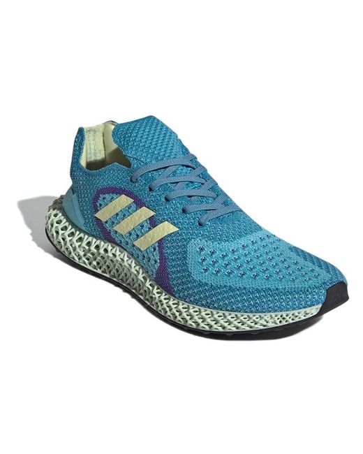 Adidas Blue Zx Runner 4D 'Light Aqua' for men