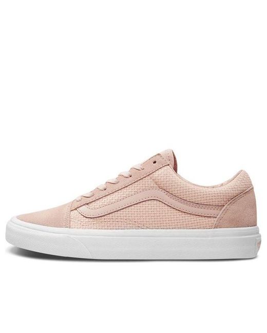 Vans Pink Old Skool 'Woven Check for men