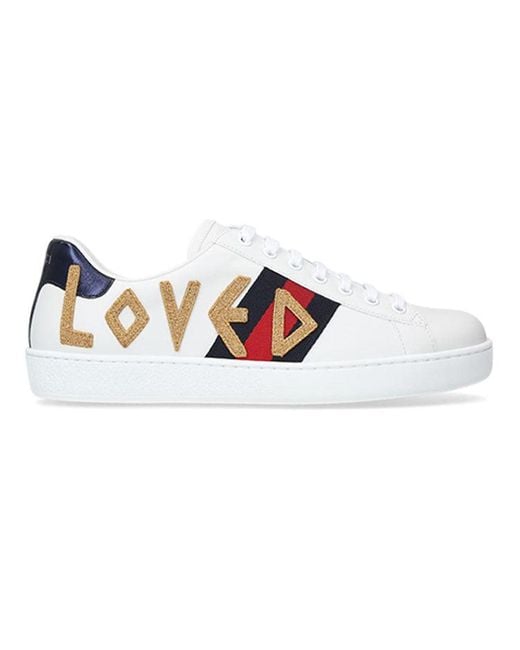 Gucci White Ace 'Loved' for men