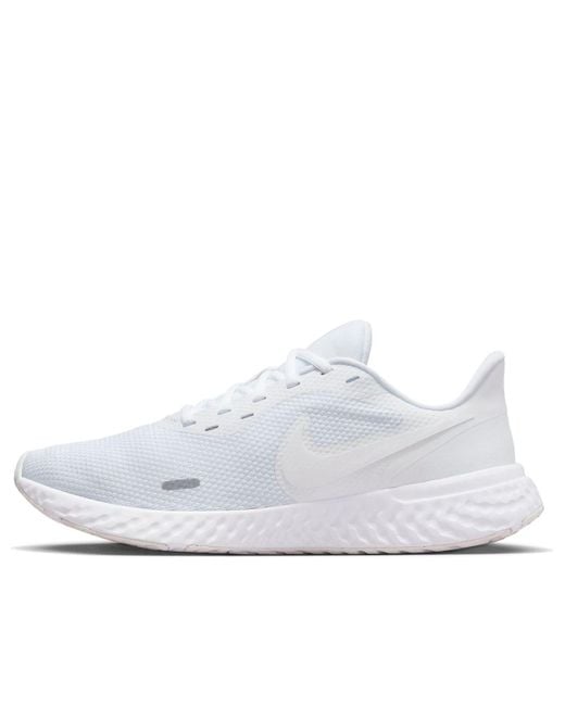 Nike White Revolution 5 'Triple' for men