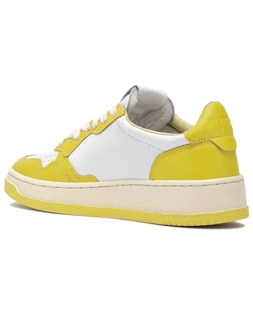Autry Yellow (Wmns) Medalist Low Top Bicolor