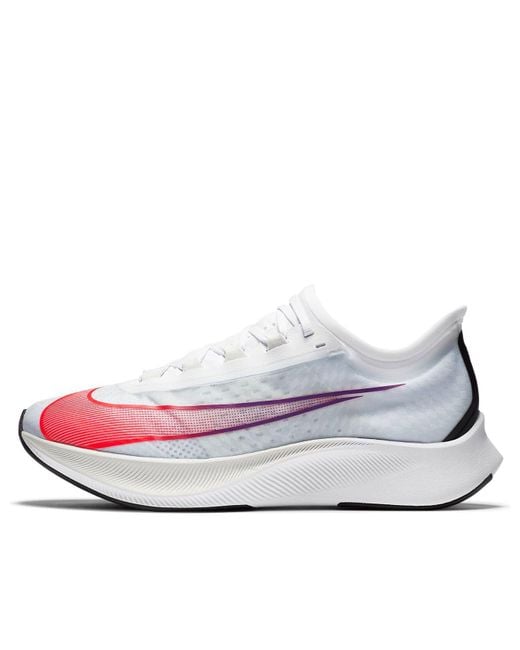 Nike White Zoom Fly 3 Multi' for men