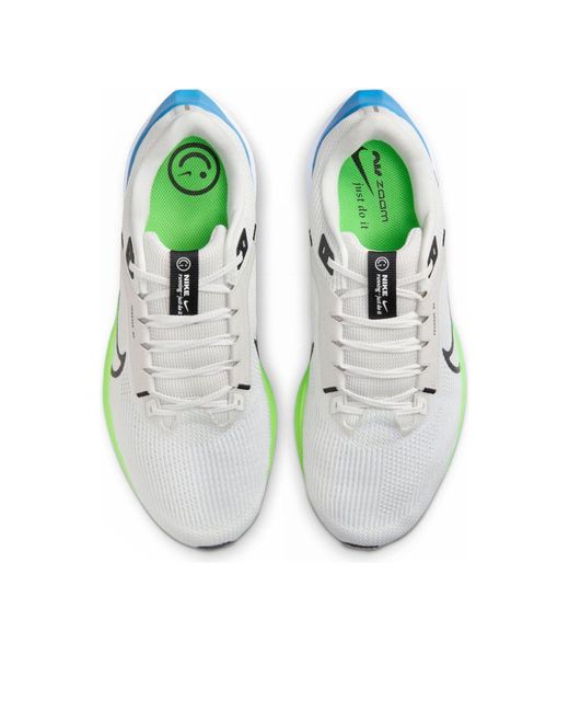 Nike White Air Zoom Pegasus 40 Extra Wide 'Platinum Tint Strike' for men